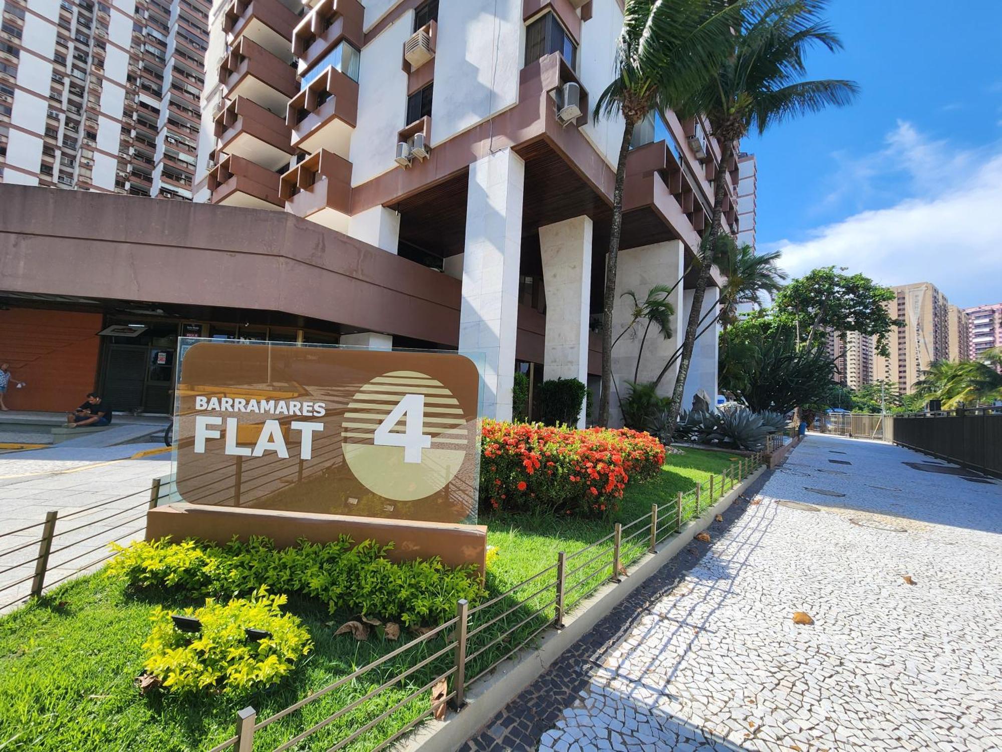 Apartamento Barramares Flat - Condominio Em Frente A Praia Da Barra Da Tijuca Rio de Janeiro Esterno foto
